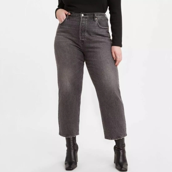 Levi’s Ribcage Straight Ankle Jeans - Picture 1 of 4
